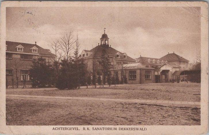 GROESBEEK - Achtergevel R. K. Sanatorium Dekkerswald, Verzamelen, Ansichtkaarten | Nederland, Verzenden