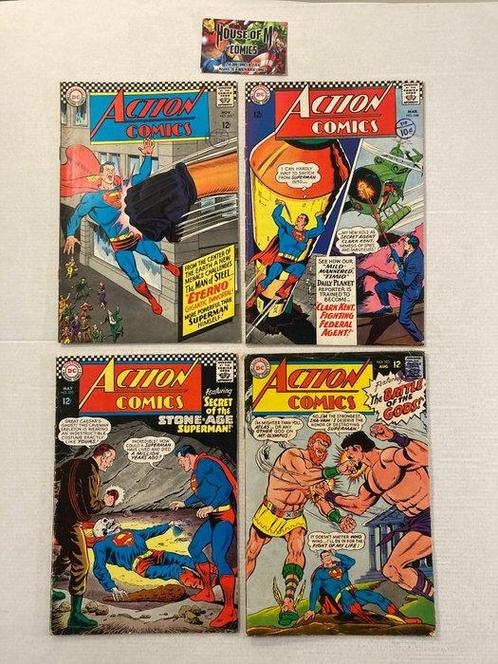 Action Comics (1938 Series) # 343, 348, 350, 353, 354, 357,, Boeken, Strips | Comics