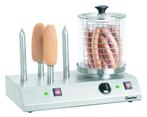 Hotdog koker | Elektrisch | 230V | Cap. Toaststangen 4 |, Verzenden, Nieuw in verpakking