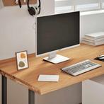 vidaXL Bureaublad rechthoekig 280x80x4 cm massief eikenhout, Verzenden, Nieuw