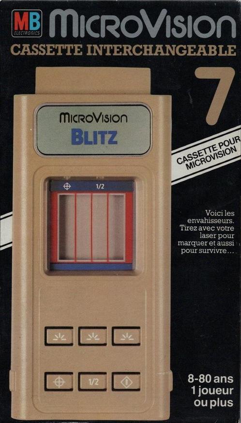 MicroVision Blitz (SpaceBlitz) Nr.7 Cartridge (In doos), Spelcomputers en Games, Games | Overige, Zo goed als nieuw, Verzenden