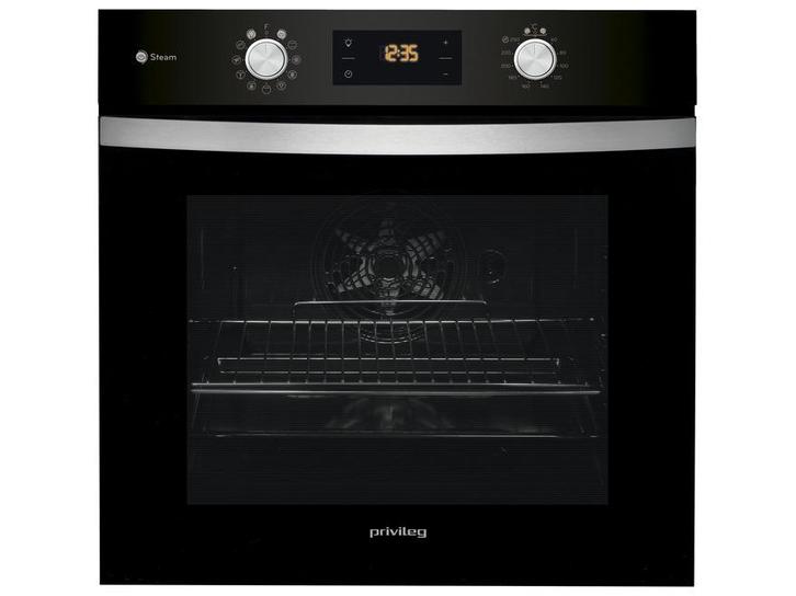 €479 Privileg BAKO Turn&amp;Go Steam 500 71 l A+ Zwart, Ro, Witgoed en Apparatuur, Fornuizen, Energieklasse A of zuiniger, Ophalen of Verzenden