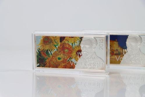 Gabon. 1000 Francs Van Gogh (2 Stuks) (Zonder Minimumprijs), Postzegels en Munten, Munten | Europa | Niet-Euromunten