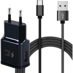 Snellader + Gevlochten USB C Kabel 3 Meter - Samsung 15W, Ophalen of Verzenden, Nieuw