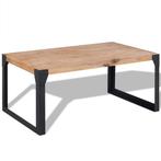 vidaXL Salontafel 100x60x45 cm massief acaciahout, 100 tot 150 cm, Verzenden, Nieuw, 50 tot 100 cm