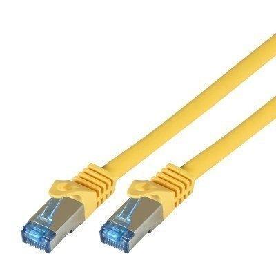 Cat7 15M Geel SSTP/PiMF halogeenvrij patchkabel, Computers en Software, Pc- en Netwerkkabels, Nieuw, Ophalen of Verzenden