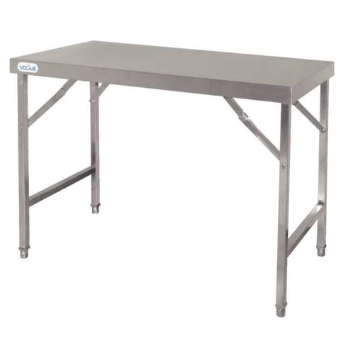 RVS inklapbare werktafel | 2 Formaten, Zakelijke goederen, Horeca | Keukenapparatuur, Verzenden