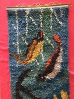 Borduurwerk - 108 cm - 58 cm - Vintage Rya muurhanger, Antiek en Kunst, Antiek | Kleden en Textiel