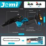 Mini kettingzaag - Elektrische snoeischaar - Met accu - Blau, Verzenden, Zo goed als nieuw