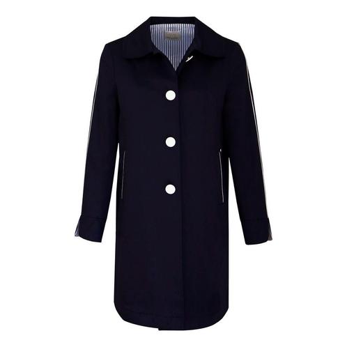 Verysimple • donkerblauwe trenchcoat • L (IT46), Kleding | Dames, Jassen | Winter, Blauw, Nieuw, Maat 42/44 (L), Verzenden