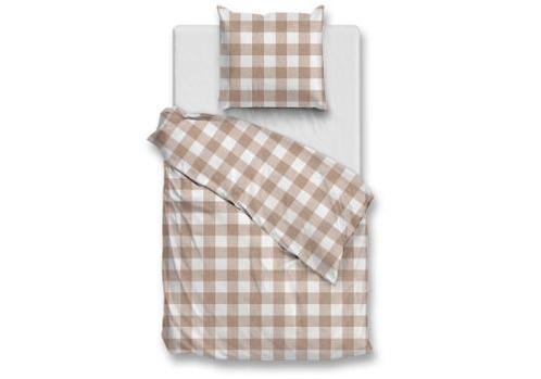 ZoHome Dekbedovertrek Quattro-di-Lino Sandy Beige - 100% Kat, Huis en Inrichting, Slaapkamer | Beddengoed