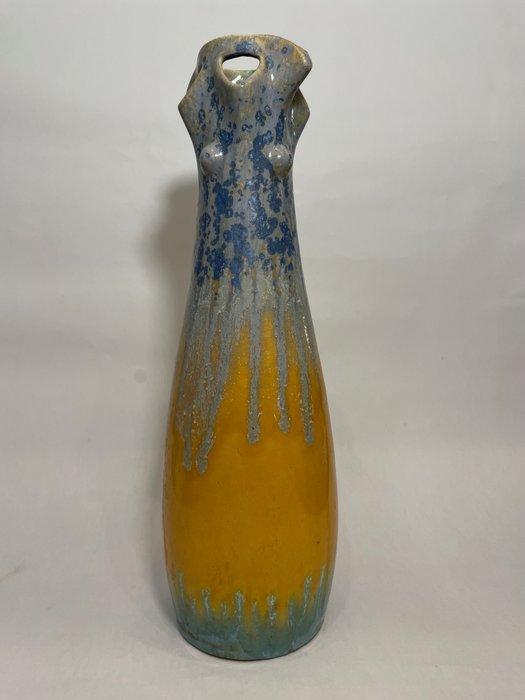 Gustave de Bruyn - Vaas - Aardewerk - Vase art nouveau, Antiek en Kunst, Antiek | Glas en Kristal