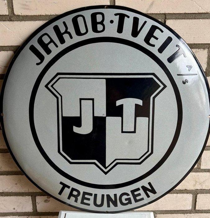 Emaille reclame - No reserve- Groot emaille reclame bord, Antiek en Kunst, Antiek | Wandborden en Tegels