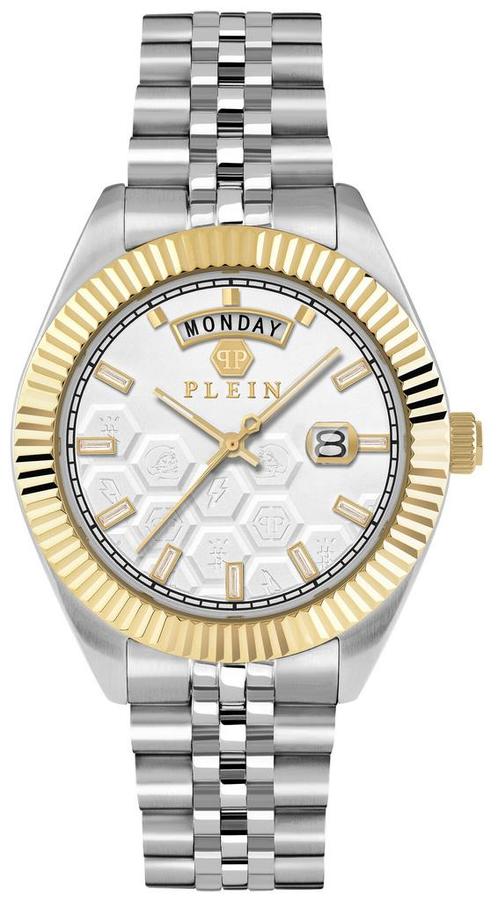 Philipp Plein PWPVA0324 Date Superlative Gent horloge, Sieraden, Tassen en Uiterlijk, Horloges | Heren, Staal, Nieuw, Staal, Overige merken