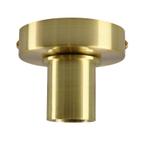 Aluminium plafondfitting goud, Rika, Huis en Inrichting, Ophalen of Verzenden, Nieuw, Metaal, Basis