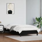 vidaXL Bedframe kunstleer zwart 80x200 cm, Overige materialen, Eenpersoons, Verzenden, Zwart