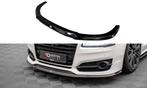 Voorspoiler Audi S8 D4 FL Maxton Glans Zwart, Ophalen of Verzenden, Nieuw