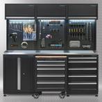 Datona Werkplaatsinrichting PREMIUM met RVS werkblad 204 cm, Doe-het-zelf en Verbouw, Ophalen of Verzenden, Nieuw