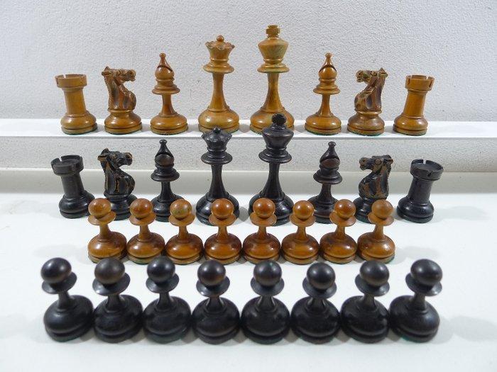 Vintage Gout Staunton jeu déchecs chess set end XIX eme, Antiek en Kunst, Curiosa en Brocante