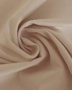 Katoen Viscose Stretch Zand, Nieuw, Bruin