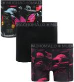 Muchachomalo Boxershorts 3-Pack Binary maat 3XL Heren, Kleding | Heren, Ondergoed, Verzenden, Zwart, Muchachomalo, Boxer