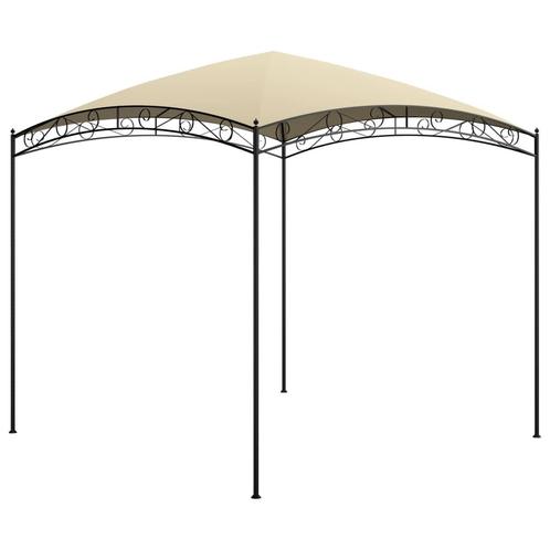 vidaXL Prieel 180 g/m² 3x3x2,65 m crème, Tuin en Terras, Partytenten, Nieuw, Verzenden