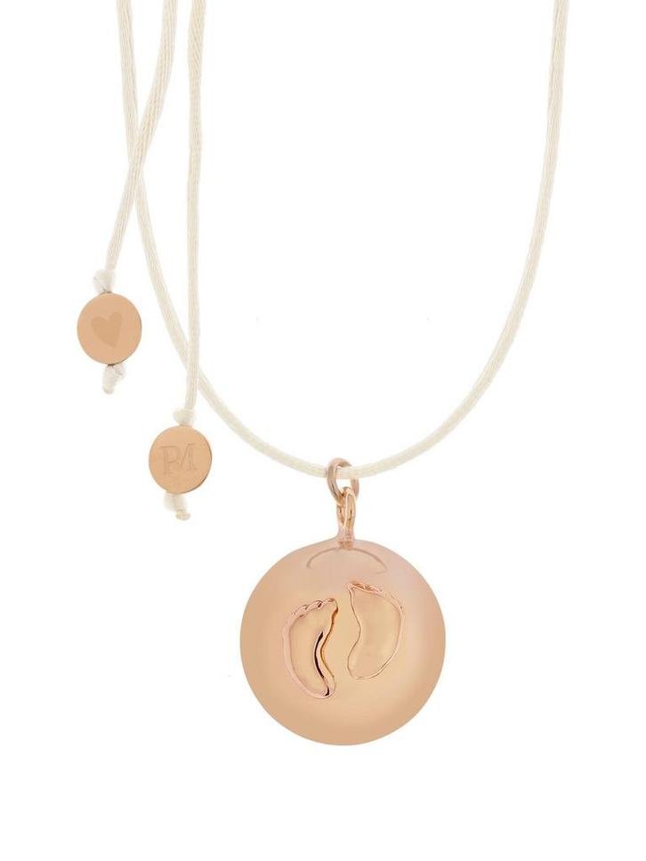 Proud MaMa Ballchain Babybel Sofie creme baby feet rose, Sieraden, Tassen en Uiterlijk, Kettingen, Nieuw, Verzenden