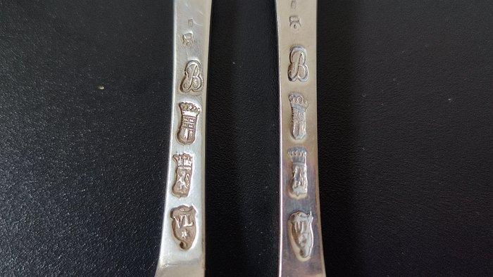 Johannes Verloove-1784-Rotterdam-Tafelcouvert - Lepel (2) -, Antiek en Kunst, Antiek | Goud en Zilver