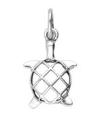 Zilveren Schildpad opengewerkt klein ketting hanger, Sieraden, Tassen en Uiterlijk, Kettinghangers, Verzenden, Nieuw