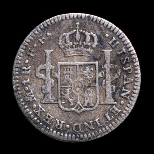 Koninkrijk Spanje. Carlos III. Real Mexico 1781 (Ensayador, Postzegels en Munten, Munten | Europa | Niet-Euromunten