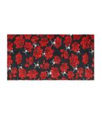 Haarband Multifunctioneel Roos Bloemen Schedel Wit Rood Z..., Verzenden, Nieuw
