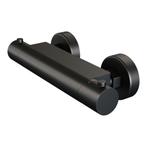 Opbouw Douchekraan Brauer Black Thermostatisch Mat Zwart, Doe-het-zelf en Verbouw, Sanitair, Ophalen of Verzenden, Nieuw, Kraan