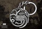 Game of Thrones Metalen Sleutelhanger Targaryen Sigil (Steel, Verzamelen, Ophalen of Verzenden, Nieuw