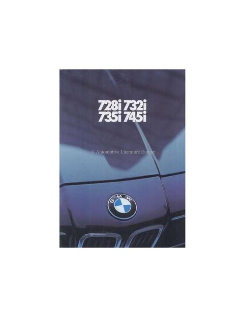 1980 BMW 7 SERIE BROCHURE DUITS, Boeken, Auto's | Folders en Tijdschriften, BMW