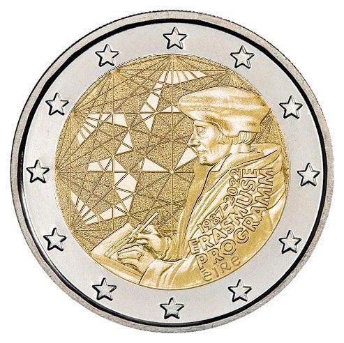 Ierland 2 Euro Erasmus 2022 UNC, Postzegels en Munten, Munten | Europa | Euromunten, Verzenden