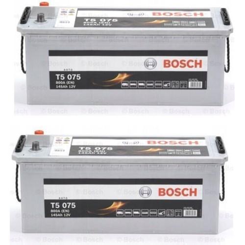 2 X Bosch T5 075 Accu 145Ah, Auto diversen, Onderhoudsmiddelen, Verzenden
