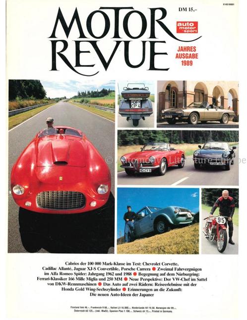 1989 MOTOR REVUE JAARBOEK DUITS, Boeken, Auto's | Folders en Tijdschriften