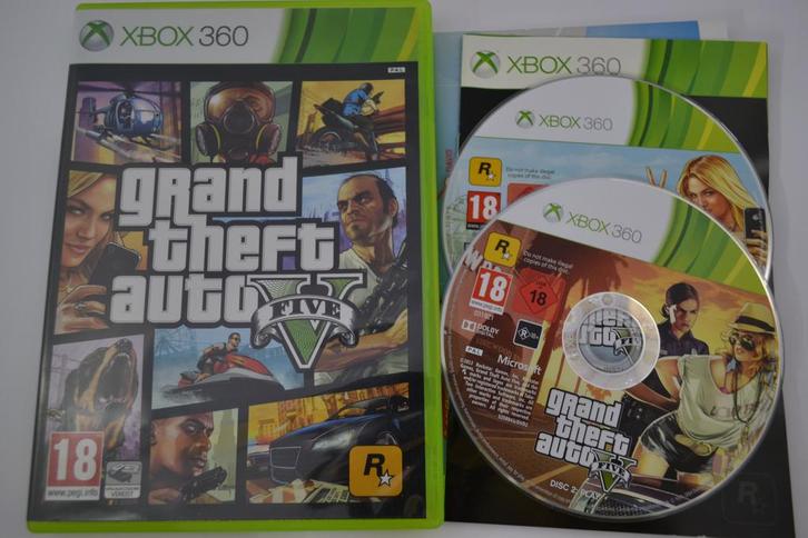 GTA V - Grand Theft Auto Five (360), Spelcomputers en Games, Games | Xbox 360, 1 speler, Zo goed als nieuw, Verzenden