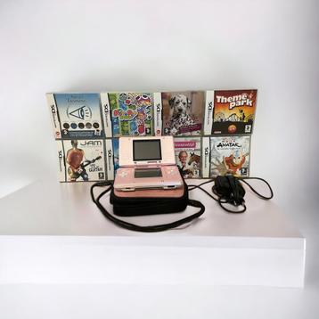 Nintendo DS Roze + 8 games UITVERKOOP beschikbaar voor biedingen