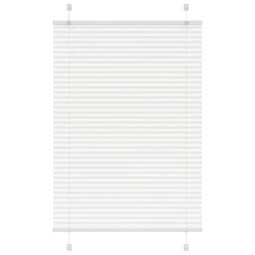 vidaXL Plissé rolgordijn 90x100 cm stofbreedte 89,4 cm, Huis en Inrichting, Stoffering | Gordijnen en Lamellen, Wit, Nieuw, Verzenden