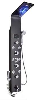 Douchekraan - Regendouche - Douchekop - Douchepaneel - 6in1, Nieuw, Rvs, Kraan