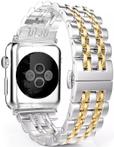 Apple Watch rvs schakel band - zilver goud - iwatch -