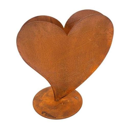 Metalen decoratief hart om te planten | Roest vintage cadeau, Huis en Inrichting, Woonaccessoires | Wanddecoraties, Nieuw, Verzenden