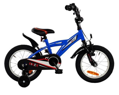 2Cycle Biker - Blauw - Jongensfiets 3 tot 5 jaar, Fietsen en Brommers, Fietsen | Jongens, Nieuw, Verzenden