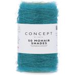 Katia Concept 50 Mohair Shades - 29 petrol - Mohair Garen, Ophalen of Verzenden, Nieuw