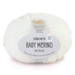 DROPS Baby Merino Uni Colour - 01 wit - Wol Garen, Hobby en Vrije tijd, Breien en Haken, Ophalen of Verzenden, Nieuw