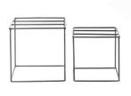 Kubus metaal display presentation block – set van 2 grootste, Hobby en Vrije tijd, Knutselen, Ophalen of Verzenden, Nieuw