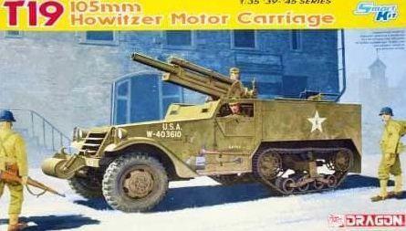 Dragon - 1/35 T19 105mm Howitzer Motor Carriage (10/21), Hobby en Vrije tijd, Modelbouw | Overige, 1:50 tot 1:144, Nieuw
