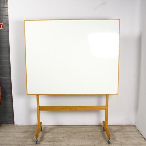 Lintex Wood Mobile, verrijdbaar whiteboard, eiken frame,..., Zakelijke goederen, Kantoor en Winkelinrichting | Kantoorartikelen