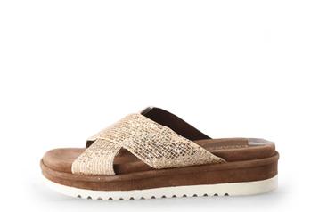 Lazamani Slippers in maat 38 Goud | 10% extra korting beschikbaar voor biedingen